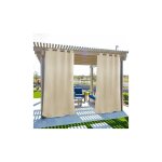 Rideaux d'extrieur jardin patio gazebo rideaux occultants coupe - vent protection uv rsistant  la ...
