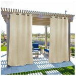 Rideaux d'ext�rieur jardin patio gazebo rideaux occultants coupe - vent protection uv r�sistant � la ...