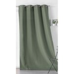 Rideau extrieur impermable vert olive 135x240 cm