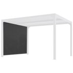 Habrita - rideau foresta per bi r30 pour pergola bioclimatique per 3630 bi avec rail pour c�t� 3m couleur ...