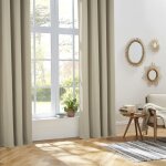 Atmosphera - rideau isolant isa beige 140x260cm cr�ateur d'int�rieur