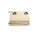 Moondream - rideau isolant thermique hiver couleur coquille 145 x 260 Moondream - rideau isolant thermique hiver couleur coquille 145 x 260
