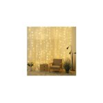Rideau led lumineux 3x1m lumi�re chaude