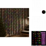 Rideaux lumineux � led 3x3 m 300 led multicolore 8 fonctions - guirlande lumineuse - rideau lumineux ...