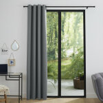 Univers decor - rideau occultant 140 x 260 cm - 1 panneau occultant - anthracite