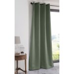 Rideau occultant uni 210gr / m2 kaki 140x280 cm Rideau occultant uni 210gr / m2 kaki 140x280 cm