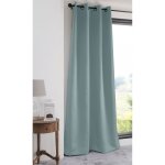 Rideau occultant uni 210gr / m2 vert d'eau 140x280 cm Rideau occultant uni 210gr / m2 vert d'eau 140x280 cm