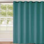 Rideau occultant uni grande largeur bleu canard 240x260 cm Rideau occultant uni grande largeur bleu canard 240x260 cm
