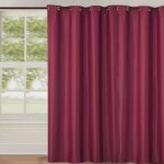 Homemaison - rideau occultant uni grande largeur rouge 240x260 cm Homemaison - rideau occultant uni grande largeur rouge 240x260 cm