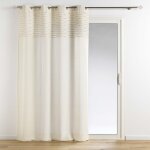 Homemaison - rideau a oeillets 140 x 240 cm 100% coton fils coup�s golden sunset