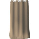 Rideau oeillets chaby 140x240 cm 100% polyester bachette naturel