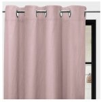 Rideau à oeillets en microfibre - 135 x 250 cm - bohème - rose - livraison gratuite Rideau à oeillets en microfibre - 135 x 250 cm - bohème - rose - livraison gratuite