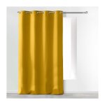 Rideau a oeillets microfibre absolu jaune 140 x 280 cm Rideau a oeillets microfibre absolu jaune 140 x 280 cm