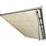 Habrita - rideau d'ombrage tt3030rt �cru 8, 69m2 en polyester pour toit terrasse tt3030al