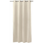 Homemaison - rideau  oeillets 135 x 240 cm lola 100% coton coloris ecru