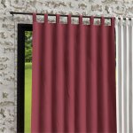 Soleil d ocre - rideau à pattes en microfibre lavée 135x250 cm boheme framboise, par soleil d'ocre Soleil d ocre - rideau à pattes en microfibre lavée 135x250 cm boheme framboise, par soleil d'ocre