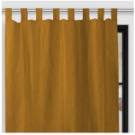 Rideau � pattes en microfibre lav�e 135x250 cm boheme moutarde, par soleil d'ocre