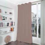 Moondream - rideau phonique occultant et thermique ' ' beige foncé 140x260 cm Moondream - rideau phonique occultant et thermique ' ' beige foncé 140x260 cm