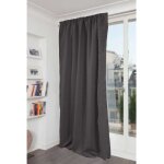 Rideau phonique occultant et thermique moondream galon fronceur argent 140x260 cm Rideau phonique occultant et thermique moondream galon fronceur argent 140x260 cm