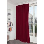 Homemaison - rideau phonique occultant et thermique 'moondream' galon fronceur rouge foncé 140x300 cm ... Homemaison - rideau phonique occultant et thermique 'moondream' galon fronceur rouge foncé 140x300 cm ...