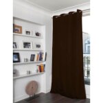 Moondream - rideau phonique occultant et thermique ' ' marron foncé 140x260 cm Moondream - rideau phonique occultant et thermique ' ' marron foncé 140x260 cm