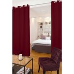 Homemaison - rideau s�parateur de pi�ce 'moondream' rouge fonc� 140x250 cm