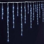 Rideau stalactite ext�rieur 25m 1500 led blanc froid + transfo - feeric lights & christmas