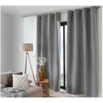 Homemaison - rideau thermique doubl� gris clair 135x240 cm