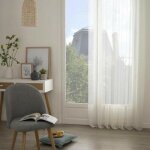 Rideau voilage  moly  135x240cm ivoire