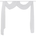 Rideau en voile fine 140x600 cm blanc vidaxl