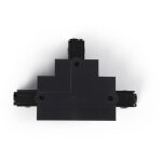 T rigide pour rail triphas encastr - gen2 - droite - noir