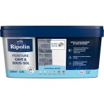 Ripolin - peinture cave et sous - sol - satin - blanc - 2, 5l