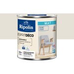 Ripolin - peinture murale toutes pices - mat - 0, 5l - blanc cass