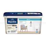 Ripolin - peinture murale toutes pi�ces - mat - 2, 5l - blanc