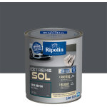 Ripolin - peinture pour sol int�rieur et ext�rieur - satin - 0, 5l - gris b�ton ral 7015