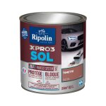 Ripolin - peinture pour sol intérieur et extérieur - satin - 0, 5l - tomette Ripolin - peinture pour sol intérieur et extérieur - satin - 0, 5l - tomette