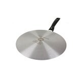 Disque  induction les accessoires, acier, baklite, noir, 22x22x1 cm