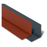 Bacacier - rive contre mur pour tôle tuile tuile r® coloris: anthracite mat - dimension: 2100 mm longueur ... Bacacier - rive contre mur pour tôle tuile tuile r® coloris: anthracite mat - dimension: 2100 mm longueur ...