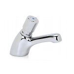 River - robinet temporisé pour lavabo 115x110 mm en laiton chromé River - robinet temporisé pour lavabo 115x110 mm en laiton chromé