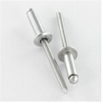 Rivet aveugle tout alu 4x10 epaisseur de serrage 4 � 6 t�te plate ta