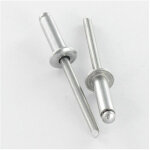 Rivet aveugle tout alu 4x18 epaisseur de serrage 12 � 14 t�te plate ta