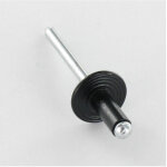 Rivet aveugle aluminium tige acier 4. 8x16 epaisseur de serrage 9 � 11 t�te large alx noir