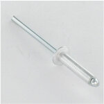 Rivet aveugle aluminium tige acier 4. 8x20 epaisseur de serrage 13 � 15 t�te plate alx