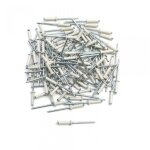 Rivet pop blanc p2r fixation plaque immatriculation pour moto