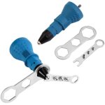 Riveteuse electrique, pistolet  rivets, adaptateur riveteuse en acier inoxydable pistolet  riveter ...