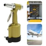 Riveteuse pneumatique, riveteuse � pression pneumatique, riveteuse t 2, 4 mm - 4, 8 mm 1 / 2  npt, pour ...