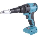 Riveteuse sans fil compatible avec makita 18v batterie, electrique pistolet � riveter, 10kn pince � rivets ...