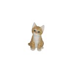 Chaton assis roux 20 cm