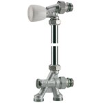 Giacomini ? robinet radiateur robicoude � deux voies thermostatisable ? filetage 1 / 2' ? entraxe 50mm ...