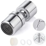 Robinet a�rateur pivotant � 360�, m22 / m24, rallonge de robinet �conomiseur d'eau, bec filtrant, pulv�risateu ...
